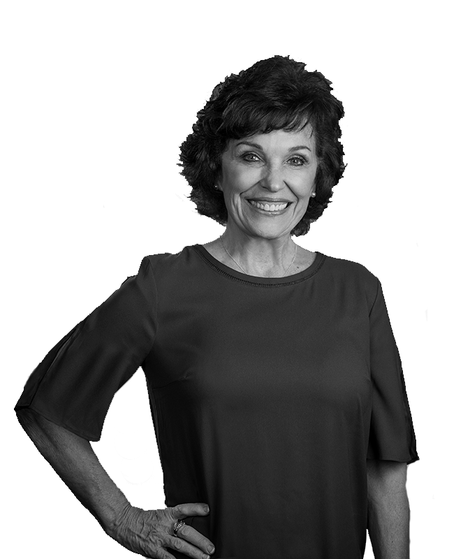 Linda BW white background